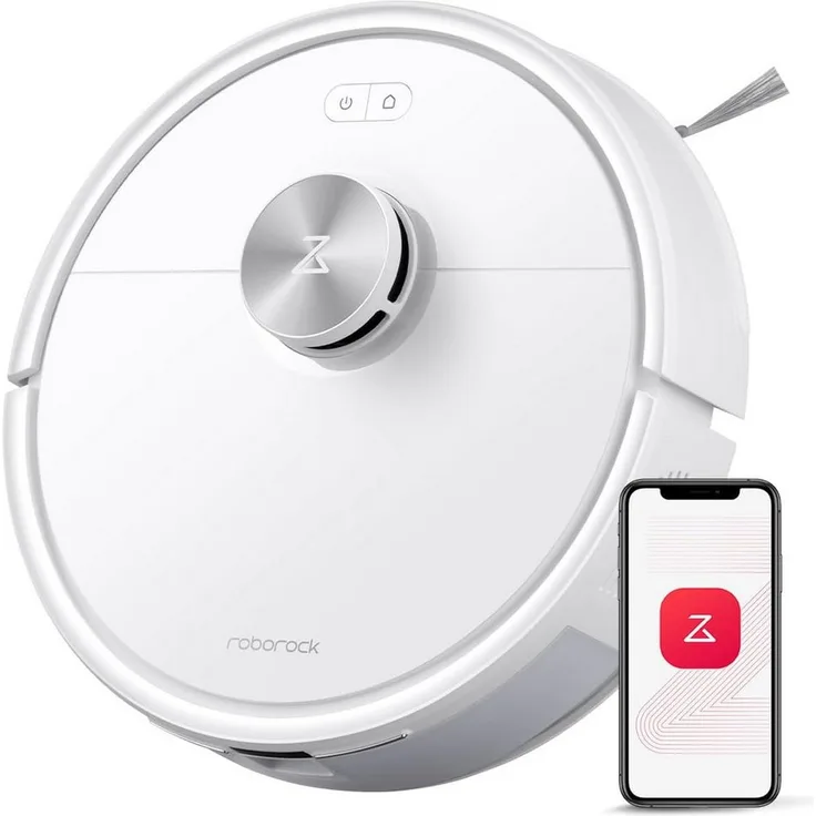 Roborock Saugroboter Q7 M5, 10000Pa, 180Min, mit LiDAR Navigation, Dual Anti-Tangle-System, Wischfunktion, App-Steuerung, 2 in 1 Saugen & Wischen