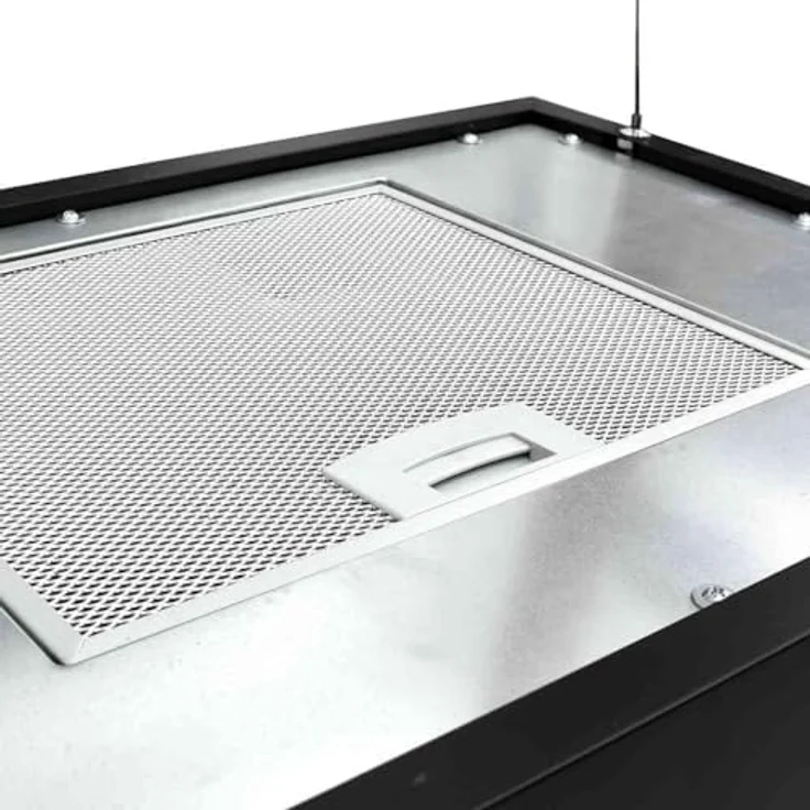 vidaXL Inselhaube 55cm, Hängend mit Touch-Sensor LCD, Kohlefilter und 3 Geschwindigkeitsstufen, beschichteter Stahl – Bild 5