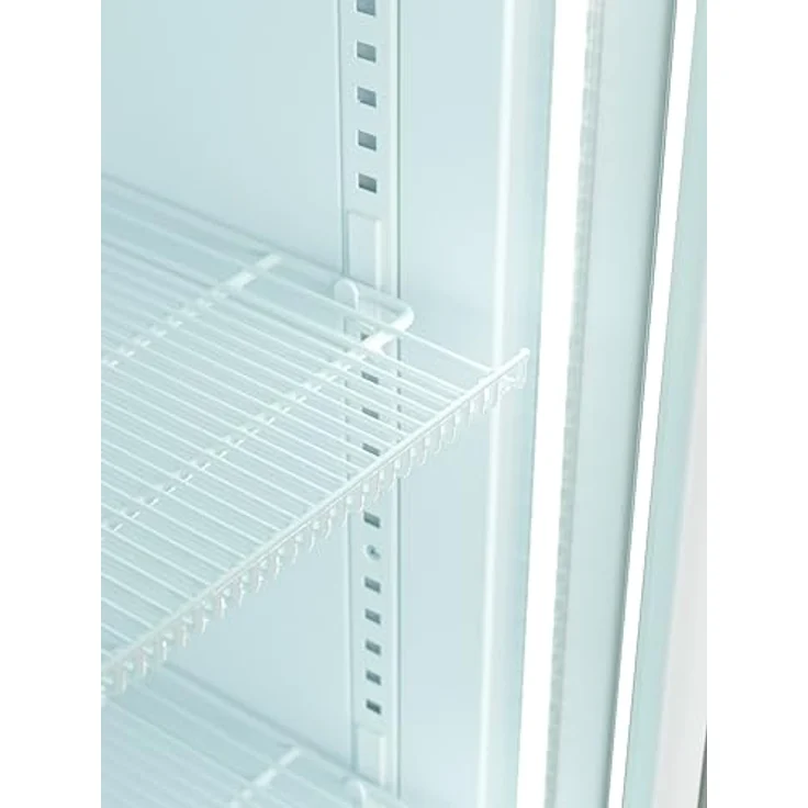 Beko ADN 221/2 BP, Kühlschrank mit 480 Litern Bruttoinhalt, mechanischer Steuerung und verschließbarer Glastür, weiß – Bild 4