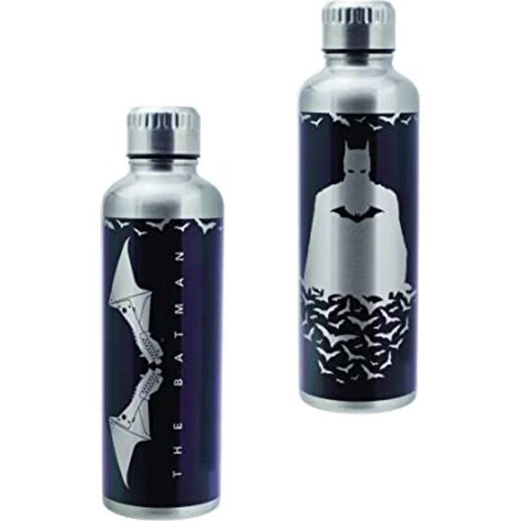 Paladone PP9773TBM Batman Wasserflasche, Edelstahl, 500 milliliters, Mehrfarbig – Bild 1