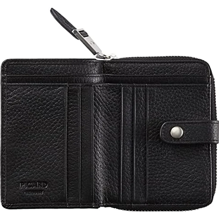 Picard Damen Portemonnaie PURE 1 aus Rindsleder Mittel | mit Druckknopf | Portemonnaie | Alltag, Ausgehen – Bild 3