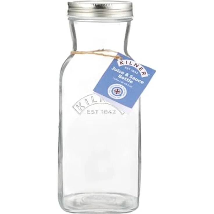 Kilner Saucenflasche, Einmachglas aus Kalknatronglas, transparent mit Schraubverschluss für Fruchtsäfte und Saucen – Bild 4