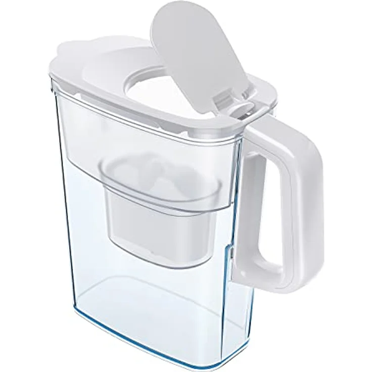 AQUAPHOR Wasserfilter Kanne Compact weiß inkl. 1 Maxfor+ Filter I Kunststoff Karaffe 2,4l I Reduziert Kalk, Chlor & Schwermetalle I Kompakter & leichter Wasserfilter I Passt in die Kühlschranktür – Bild 3