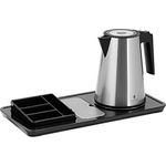 Royal Catering RC-HKS04 Wasserkocher Kaffee- und Teestation 1,2 L 1800 W Edelstahl silbern Kaffeestation Teestation Teestation mit Wasserkocher