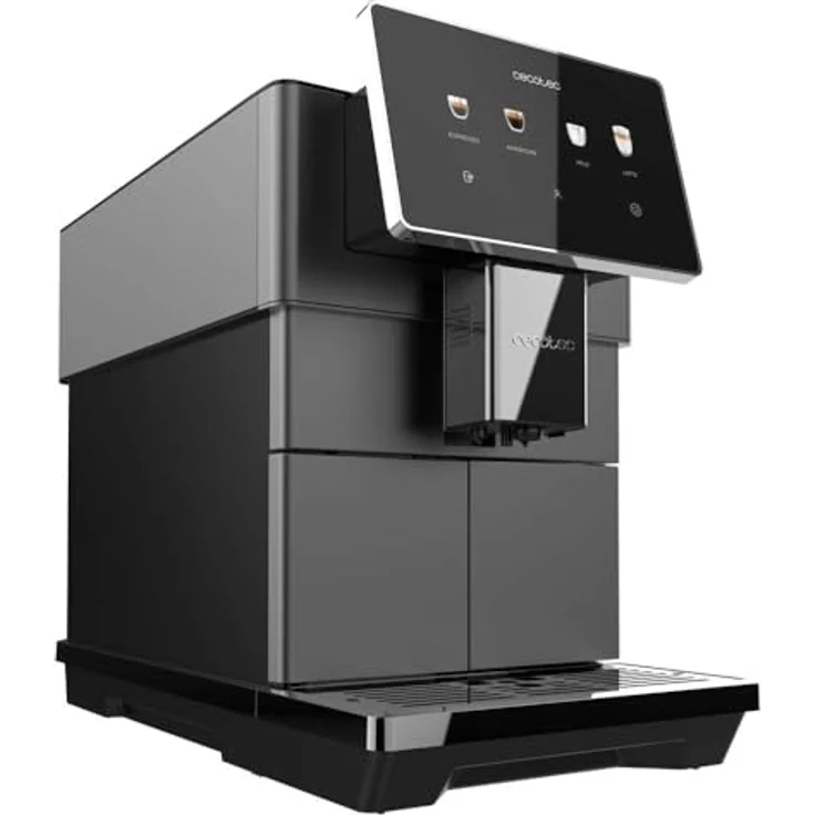 Cecotec Kaffeemaschine Vollautomat Cremmaet Tempo, 7" TFT-Bildschirm, 13 Kaffee-Rezepte, 6 Benutzerprofile, 1350 W, 19 Bar Druck, 1,5 L Wassertank, 600 ml Milchtank – Bild 3