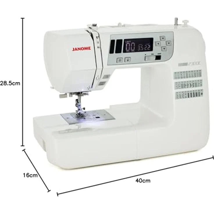 Janome DC 230 Computer-Nähmaschine, weiß – Bild 4