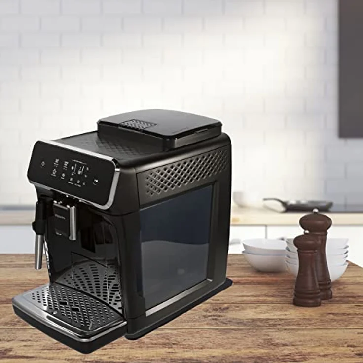 Acryl Gleitbrett | schwarz | 32x25cm für Philips Kaffeevollautomaten Serie 800 | 1200 | 2200 | 3000 | 3100 | 3200 | 4300 | 5000 | 5400 hochwertige Teflongleiter für müheloses Verschieben – Bild 2