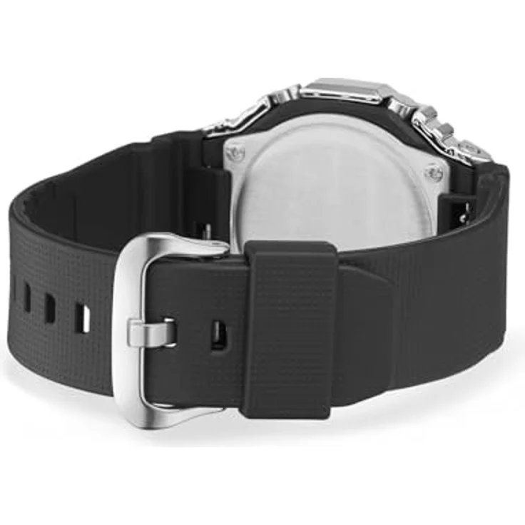 Casio Watch GBM-2100A-1A3ER, Bluetooth Solarbetriebene Analog-Digital-Uhr in Silber und Grün – Bild 3