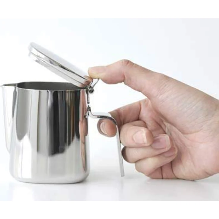 Alessi Rahmkännchen aus Edelstahl, Original Design, 20 cl, Silber – Bild 3