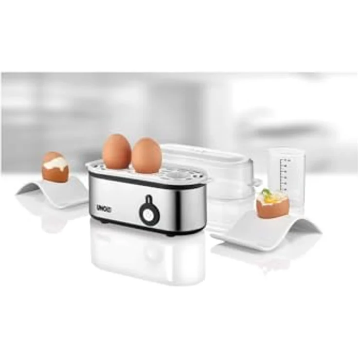 Unold 38610 Eierkocher, 210W, Edelstahl, bis zu 3 Eier – Bild 5