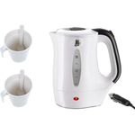 All Ride Reise-Wasserkocher LKW Zigarettenanzünder Anschluss, 300 W, 24 Volt Wasserkocher in Schwarz und Crèmeweiß - Preisvergleich