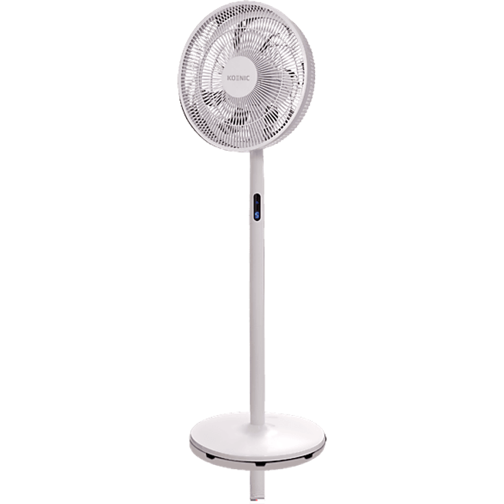 KOENIC KSF 45823, Silent Standventilator in Weiß, 45 Watt