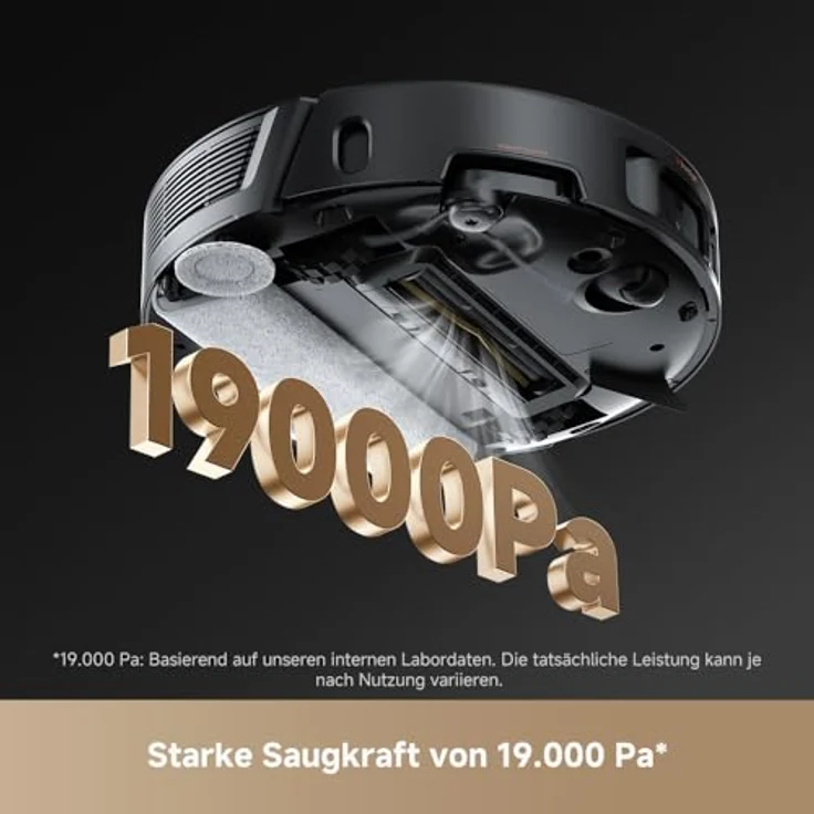 Mova Z50 Ultra Saugroboter mit 19.000 Pa Saugkraft, selbstreinigendem Wischmopp - Blau – Bild 4
