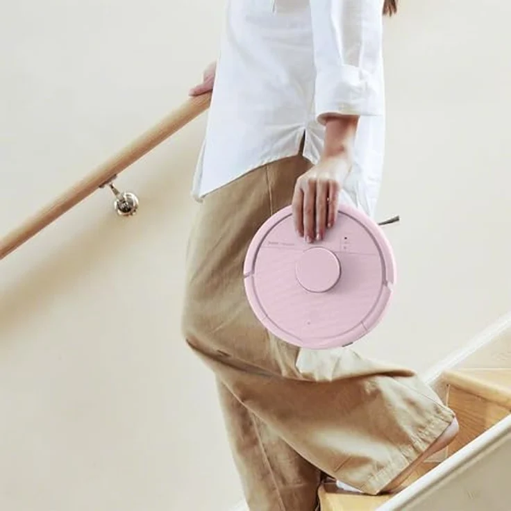 iRobot Roomba® Mini Saug- & Wischroboter, kompakt mit AutoEmpty™ Dock und intensiver Saugleistung, Rosa – Bild 2