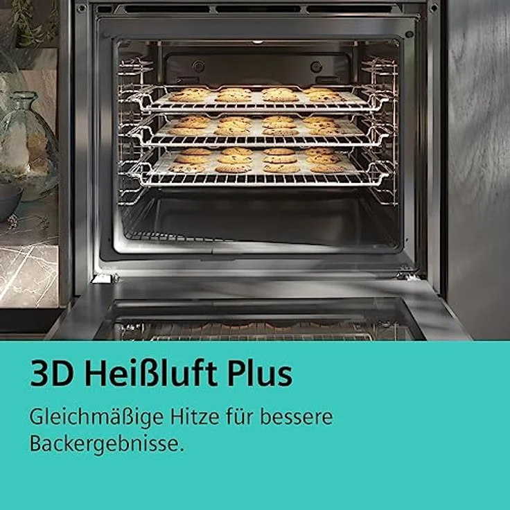 Siemens PQ561DA01 iQ500 Herd-Cerankochfeld-Kombination herdgesteuert, 59,4 cm breit, activeClean - automatische Selbstreinigung, cookControl40 - Automatikprogramme – Bild 5