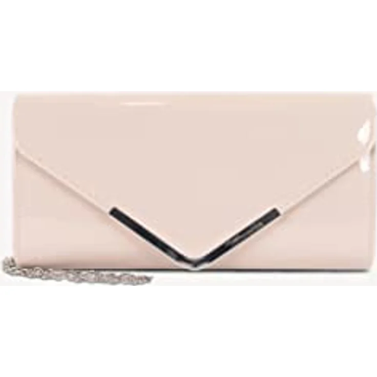 Tamaris Amalia Clutch Bag, geräumige Clutch in White Metallic mit abnehmbarer Kette, 26x14x5,5 cm – Bild 3