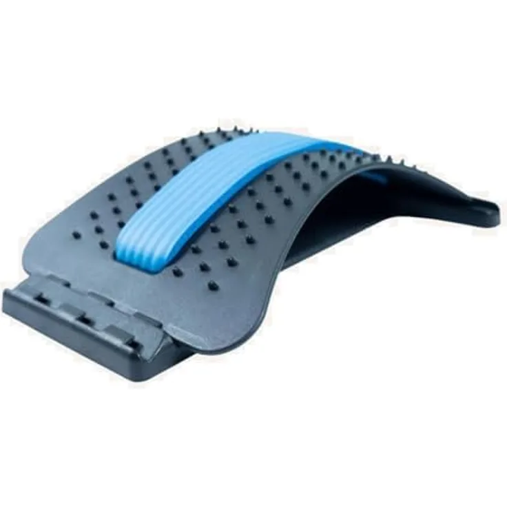 Swedish Posture Posture Back Stretch, Massagegerät und Rückenstrecker mit 3 einstellbaren Stufen, schwarz