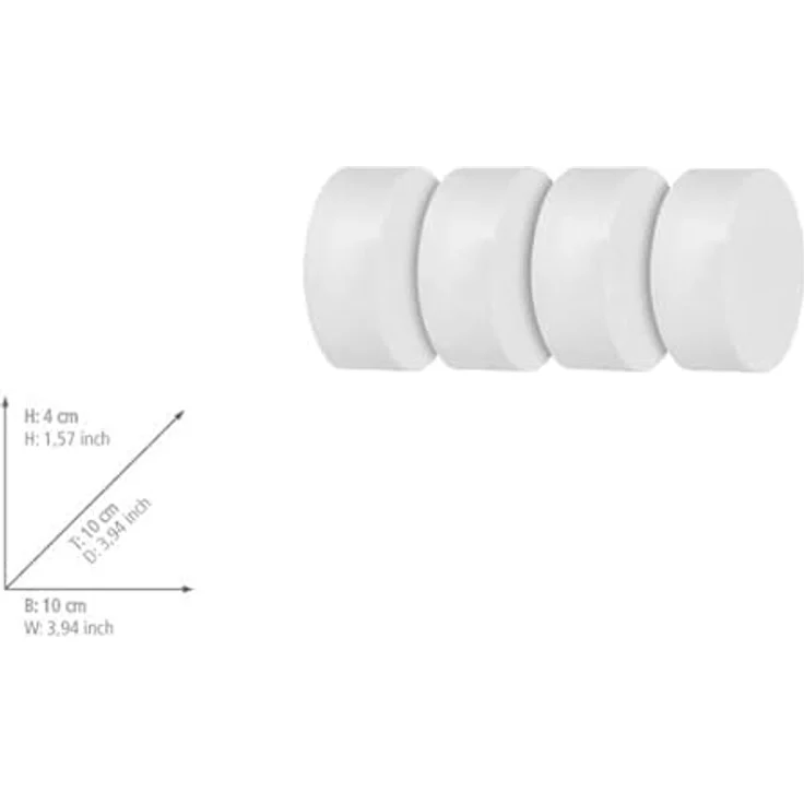 WENKO Nachfüller für Entfeuchter Prisma mit Vanille-Duft, 4 x 500 g Entfeuchter-Steine aus Calciumchlorid zum Nachfüllen, ideal für Räume bis ca. 40 qm, sofortige Wirkung und kein Stromverbrauch - Preisvergleich – Bild 3