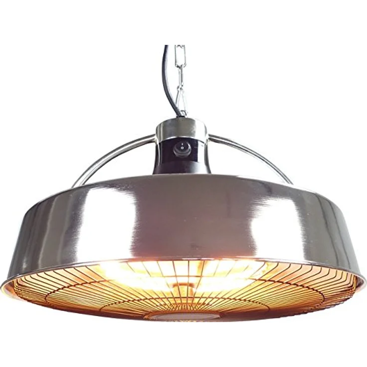 Aktobis Decken-Heizstrahler, Balkonheizer, Zeltheizer WDH-210S (Silbergrau + bis 2.100 Watt + Geringe Blendwirkung), Heizstrahler – Bild 1