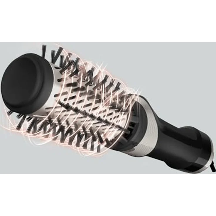 Rowenta Warmluftbürste UB9530 Brush Activ Rotierende Warmluftbürste, Keramikbeschichtung, Ionenfunktion, Naturborsten, Rot – Bild 4