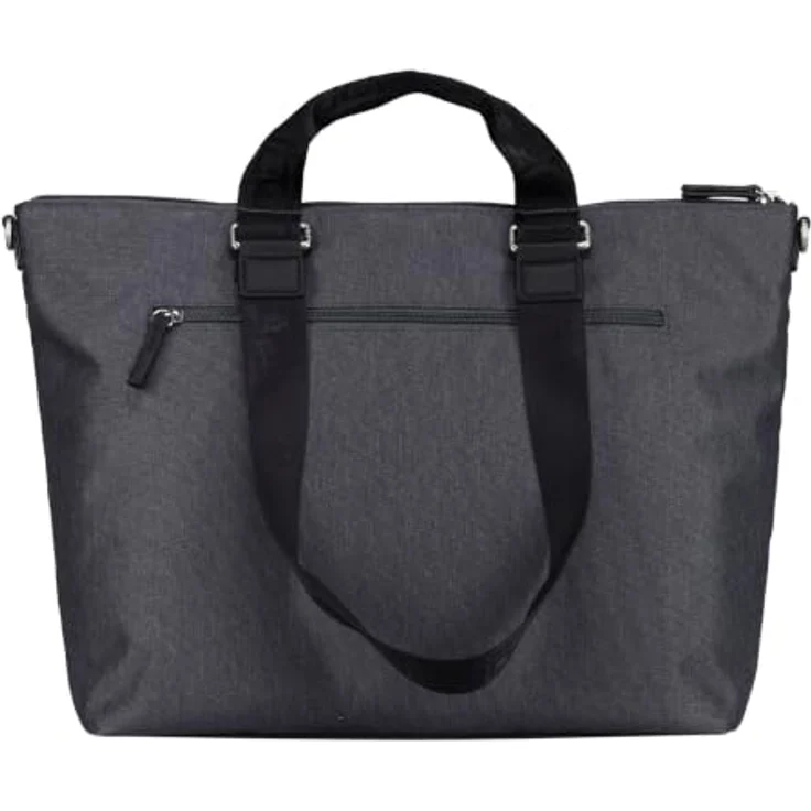 Jost Bergen Shopper Tasche 47 cm, grau, 100% Polyester, 47 cm x 11.5 cm x 32 cm – Bild 3