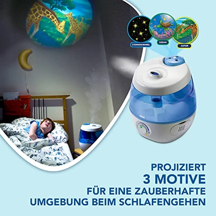 Wick SweetDreams - Luftbefeuchter mit Lichtprojektion WUL575E – Bild 3