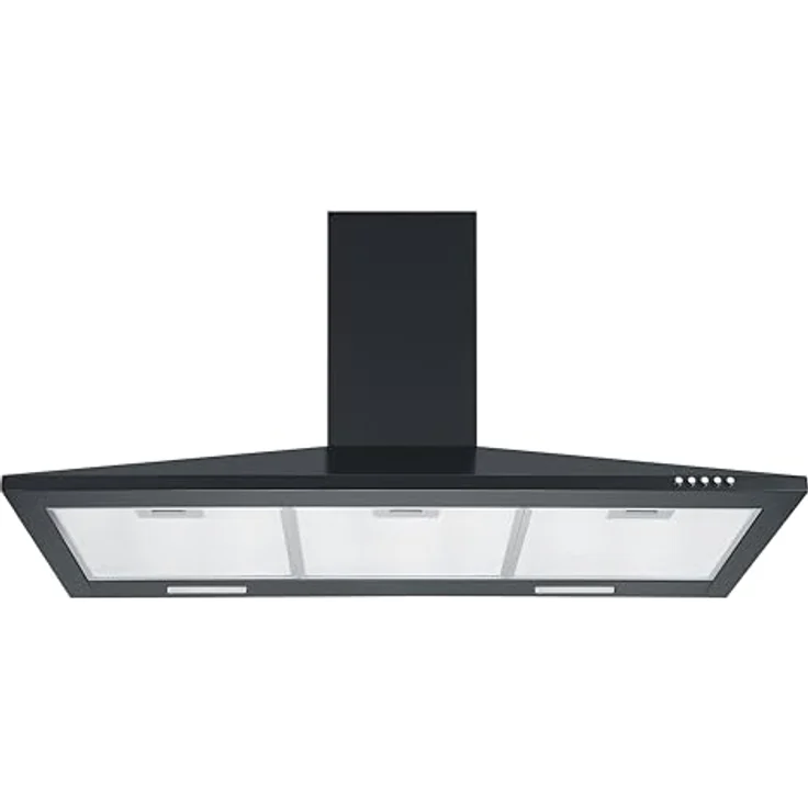 Respekta Dunstabzugshaube Karena/Kaminhaube 90 cm/Metallgehäuse schwarz matt/Abluft - und Umluftfunktion / CH22055-90 S / 53 – 68 dB – Bild 2
