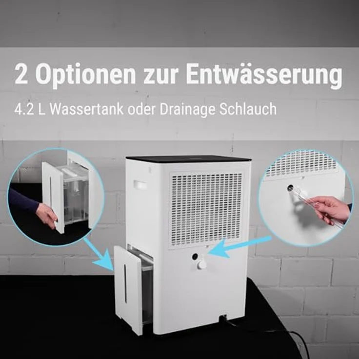 Stadler Form Lukas WiFi, Luftentfeuchter, Weiss mit 20 Liter täglicher Entfeuchtungsleistung – Bild 2