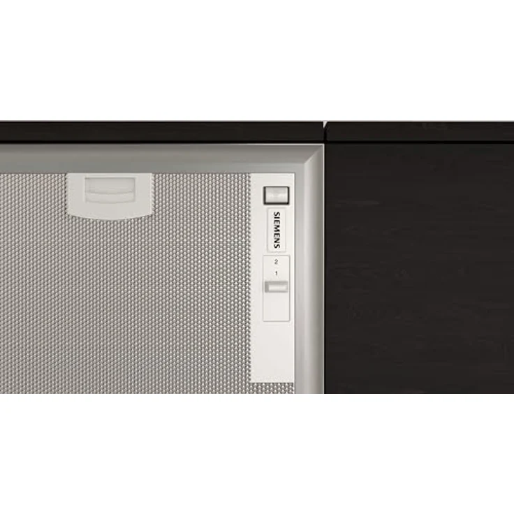 Siemens LB55566 Lüfterbaustein, Dunstabzugshaube Silbermetallic mit 460 m³/h Leistung, 3 Leistungsstufen, LED-Beleuchtung und spülmaschinengeeignetem Metallfettfilter – Bild 5