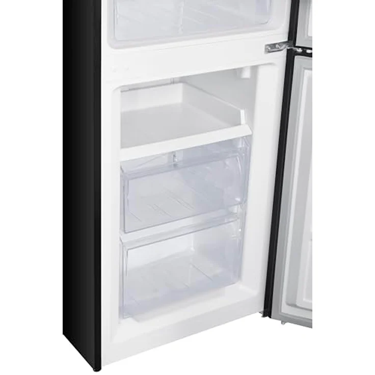 PKM BKG55HNFCB Kühl-Gefrierkombination, Schwarz, 182 Liter Kühlen, 71 Liter Gefrieren, Energieeffizienzklasse C, mit Schnellgefrieren Modus und LED-Beleuchtung – Bild 5