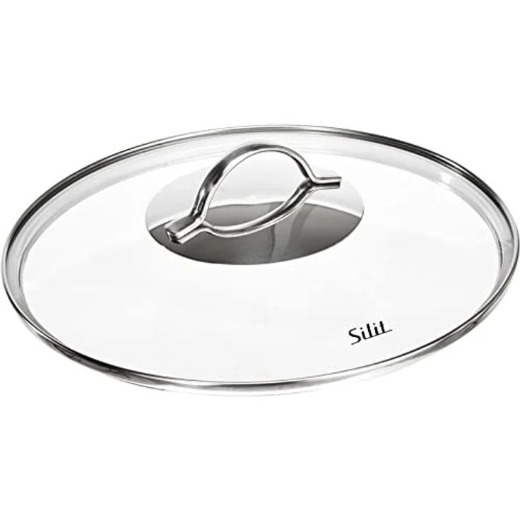 Silit Achat Kochtopf groß 24cm, Glasdeckel, Fleischtopf Induktion 5,6l, Edelstahl teilmattiert, unbeschichtet, backofengeeignet – Bild 4