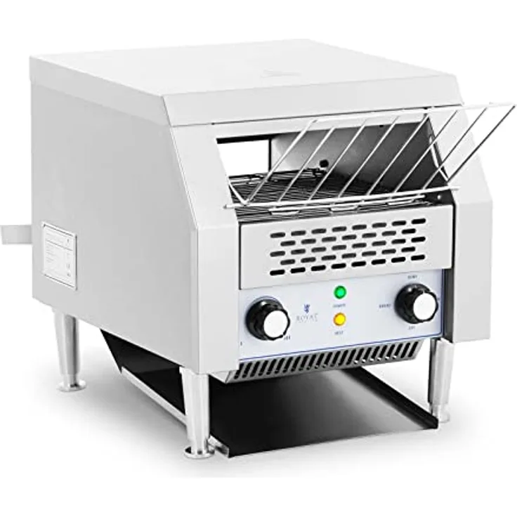Royal Catering RC-CT001 Durchlauftoaster 2.200 W 3 Funktionen Gastronomie Toaster Kettentoaster