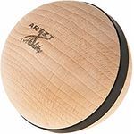 ARTZT vitality Faszienball Holz | Massageball aus deutschen Buchenholz | Faszien-Massage an Fußsohle, Unterarm oder Nacken | Triggerpunktbehandlung Faszien | Made in Germany | Natur, 8 cm