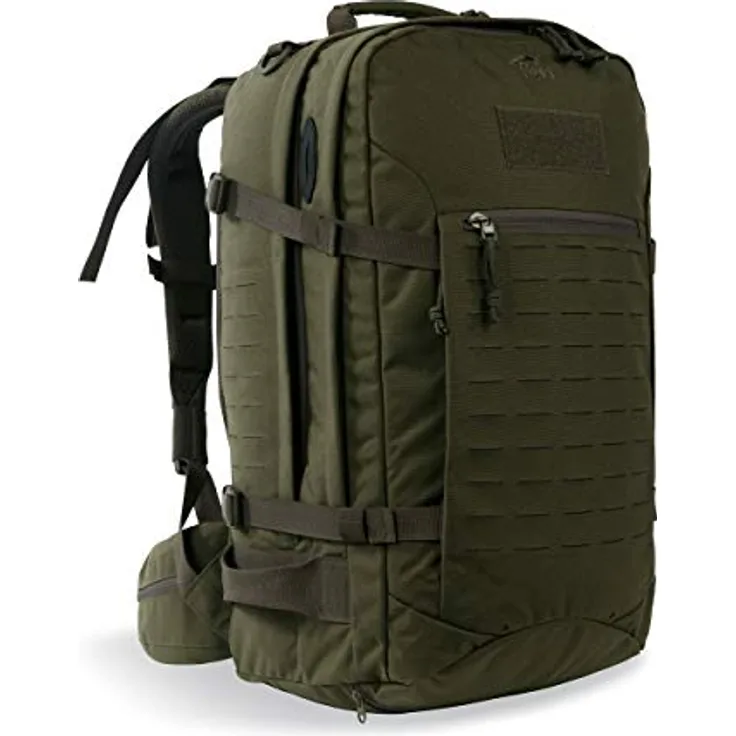 Tasmanian Tiger Mission Pack MKII, 37L Rucksack mit MOLLE-System und Regenhülle, Titan-Grey