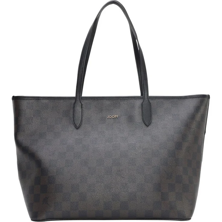 JOOP! Shopper mit All-Over-Print, Polyurethan (PU), seal brown – Bild 1