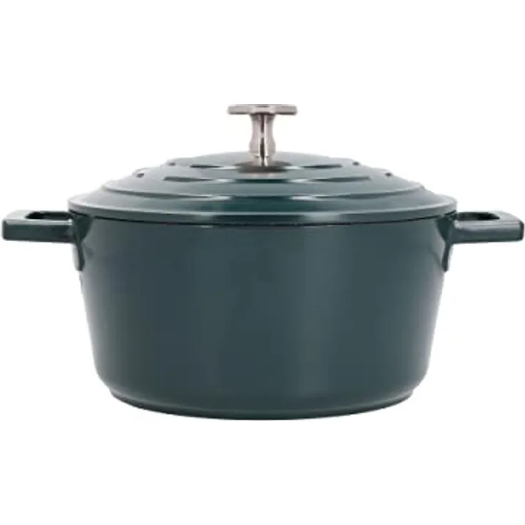 MasterClass Cast Aluminium 4L Round Casserole Dish with Lid
