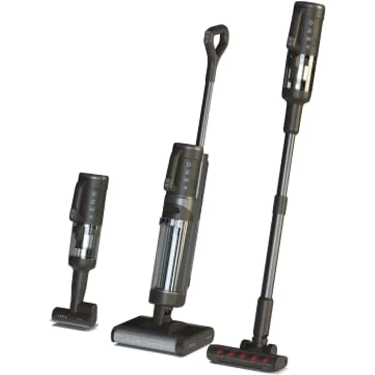 AENO TC1 Transformer Cleaner, Kabelloser Nass-Trockensauger mit 5 Aufsätzen, selbstreinigend & selbsttrocknend, LED-Anzeige, Schwarz