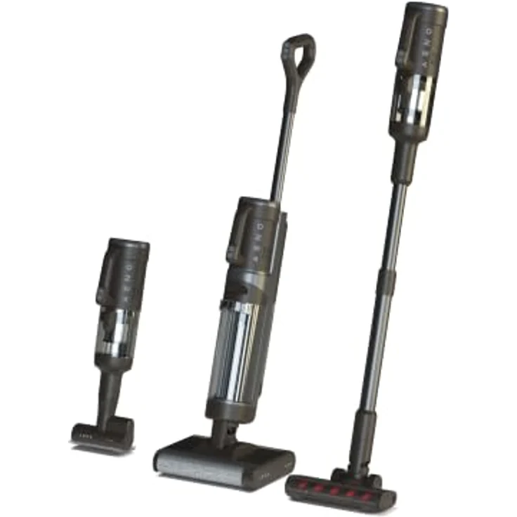AENO TC1 Transformer Cleaner, Kabelloser Nass-Trockensauger mit 5 Aufsätzen, selbstreinigend & selbsttrocknend, LED-Anzeige, Schwarz – Bild 1