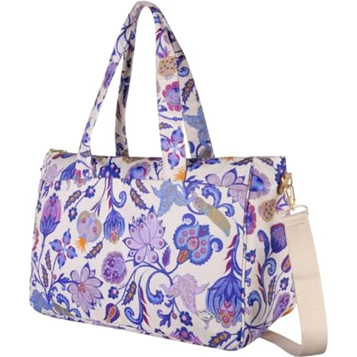 Oilily Sapphire Chintz Shopper Tasche, 46 cm, lila, 100% Polyester, ideal für Einkäufe – Bild 2