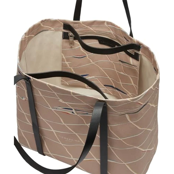 Liebeskind Berlin Shopper Aurora AURORA POOL PRINT, elegante Einkaufstasche in sandy Farbe – Bild 3