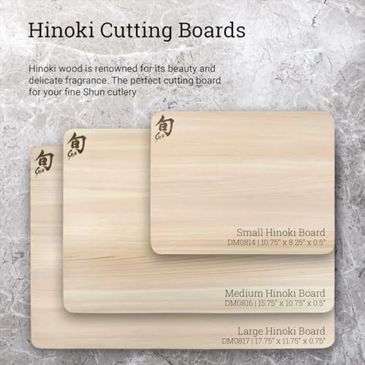 SHUN DM0817 Hinoki Schneidebrett, Holz, Natur – Bild 4