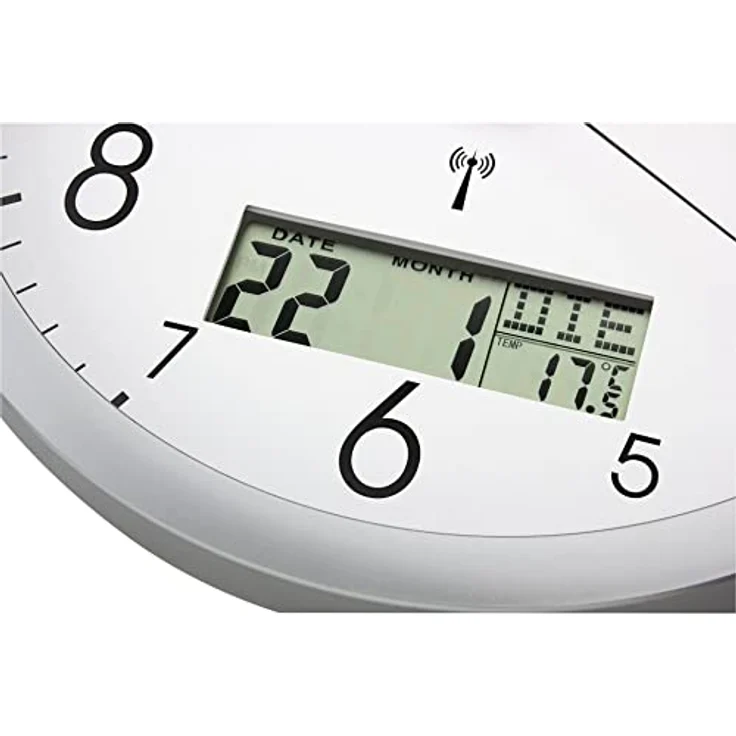 Mebus, Wanduhr, Funk-Wanduhr (30 cm) – Bild 3