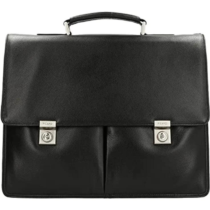 Picard, Männermappen, Aktentasche aus der Serie Aberdeen, in der Farbe Schwarz, aus robustem Leder, mit Henkel 826736G001 – Bild 1