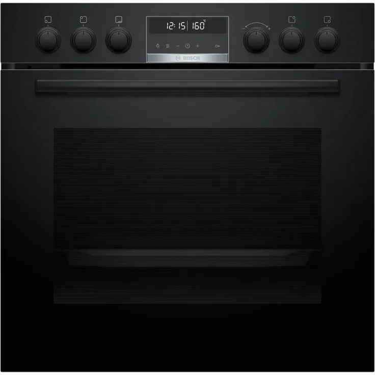 Bosch HEB578BB4 Einbau-Herd, 60 x 60 cm, schwarz, pyrolytische Selbstreinigung