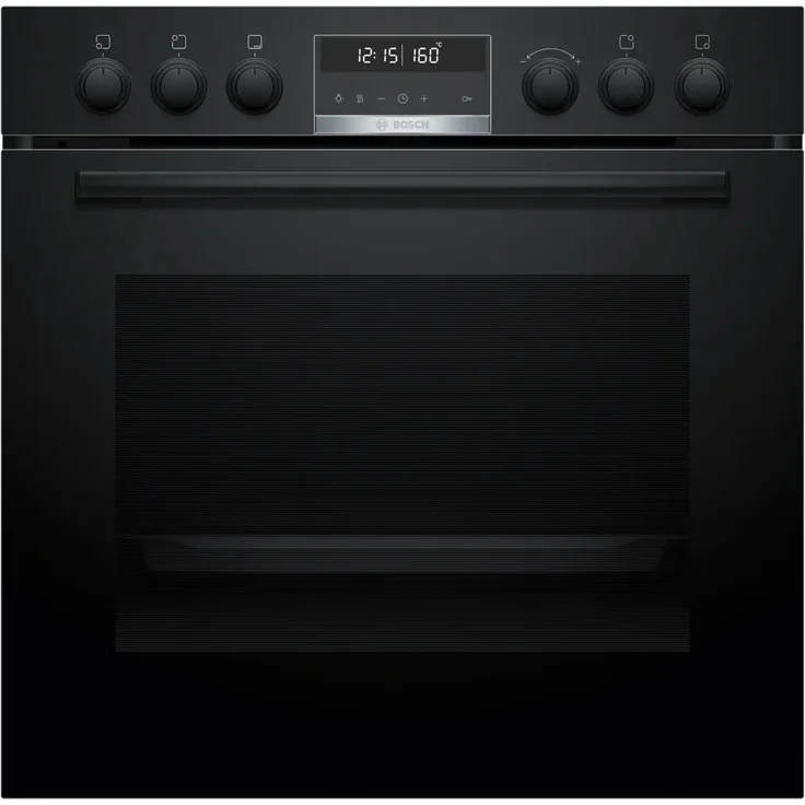 Bosch HEB578BB4 Einbau-Herd, 60 x 60 cm, schwarz, pyrolytische Selbstreinigung