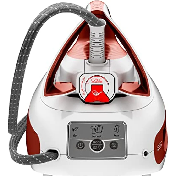 Tefal SV8110 Express Power Dampfbügelstation | 420 g/Min. Dampfstoß | 120 g/Min. kontinuierliche Dampfabgabe | Smart Temp-Technologie | Kalk-Kollektor | XL-Wassertank | Terrakotta/Weiß – Bild 3