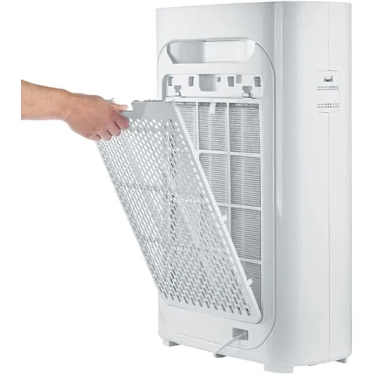 Laserliner AirBreeze 510UV, Luftreiniger für Räume bis 110m² mit Luftfeuchtigkeitsanzeige, Weiss – Bild 5