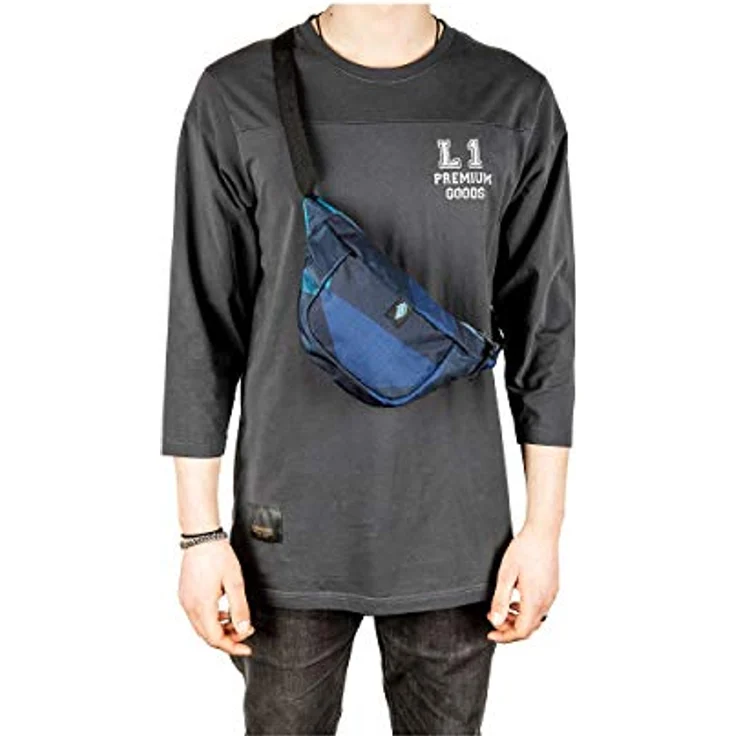 NITRO Urban Gürteltasche 25 cm, Polyester in Blau, 25 x 8 x 14 cm – Bild 3