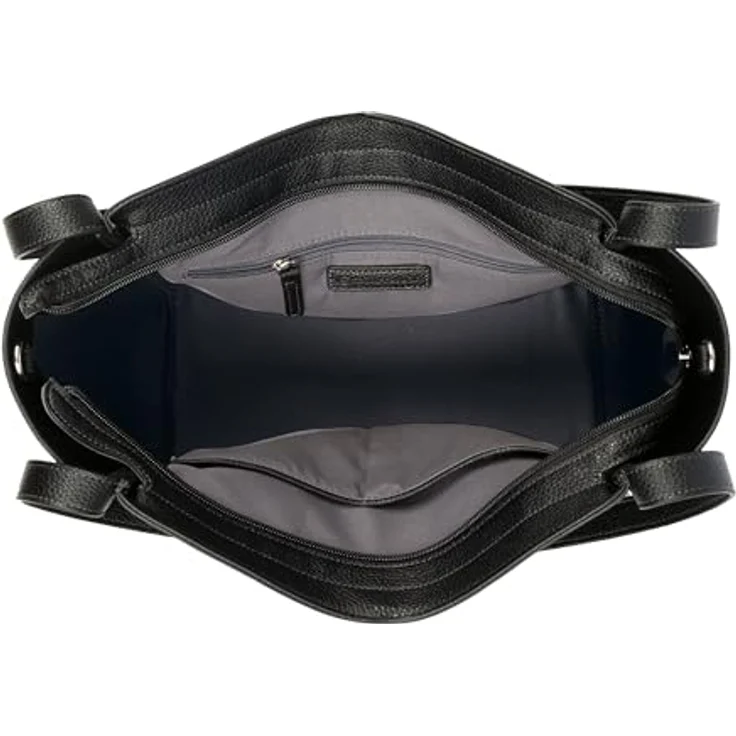 TOM TAILOR Shopper Zip Shopper Set, 2-tlg. in Schwarz mit abnehmbarem Schulterriemen und Utensilientasche – Bild 5