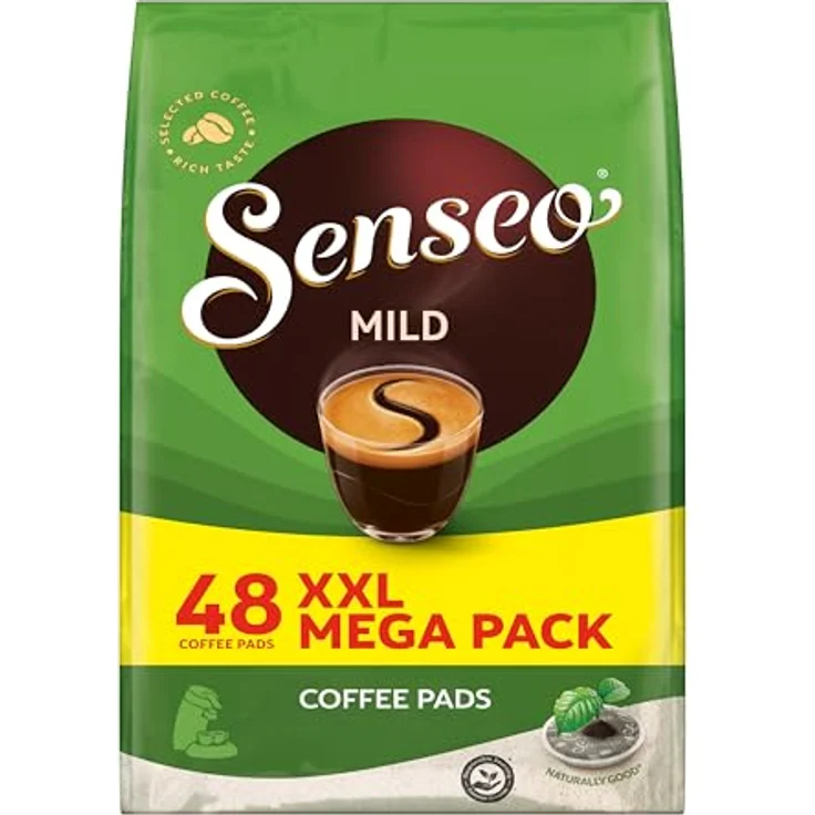 Senseo Mild Kaffeepads, für alle Padmaschinen, Kaffee, Raffiniert und Fein, 360 Kaffee Pads, á 6.9 g – Bild 4